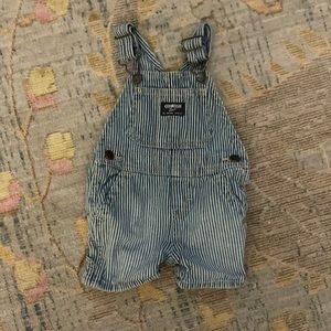 Osh Kosh B’Gosh Railroad Short Overalls